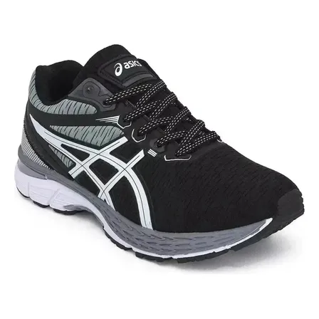 Tênis Asics Revelation Caminhada Academia Leve Confortável Preto/cinza 40 Br