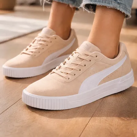 Tênis Feminino Puma Nyra Sd Bdp Bege Lisa 38 Br