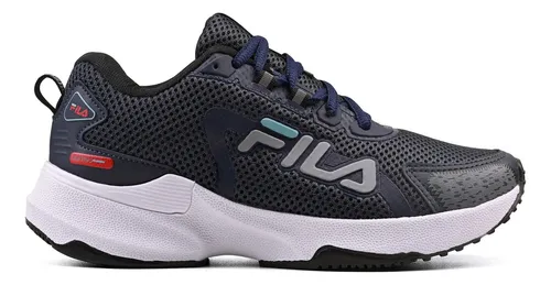 Tênis Fila Masculino Academia Lançamento Macio Leve Esportiv Marinho Preto Animal Print 42 Br