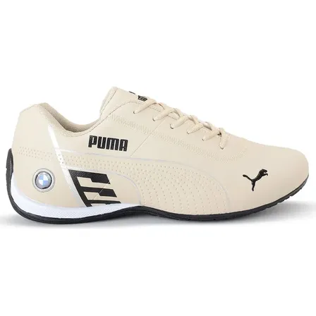 Tênis Masculino Puma Bmw Mms Motorsport Leve Confortável Bege 39 Br