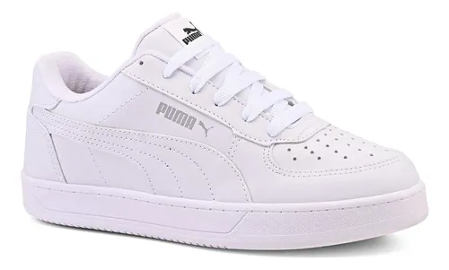 Tênis Puma Caven Suede Masculino Macio Leve Confortável Branco Animal Print 39 Br